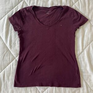Tommy Hilfiger Burgundy Tee